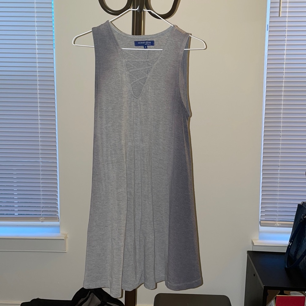 Grey ombré summer dress